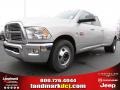 2012 Bright Silver Metallic Dodge Ram 3500 HD Big Horn Crew Cab Dually  photo #1