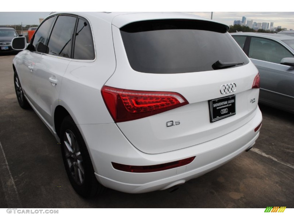 2011 Q5 2.0T quattro - Ibis White / Cinnamon Brown photo #5