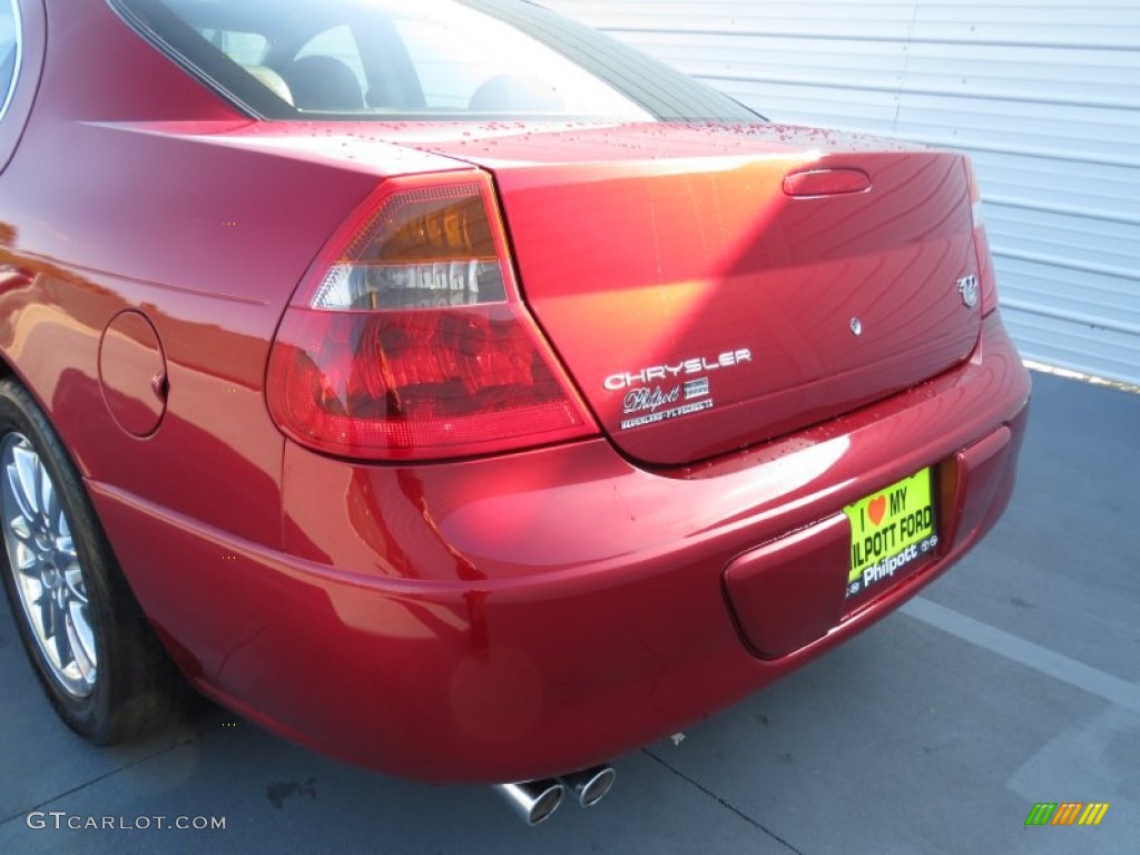 2002 300 M Sedan - Inferno Red Tinted Pearl / Dark Slate Gray photo #19