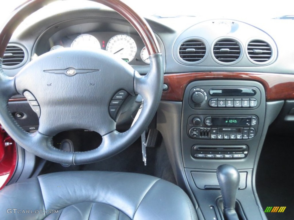 2002 300 M Sedan - Inferno Red Tinted Pearl / Dark Slate Gray photo #35