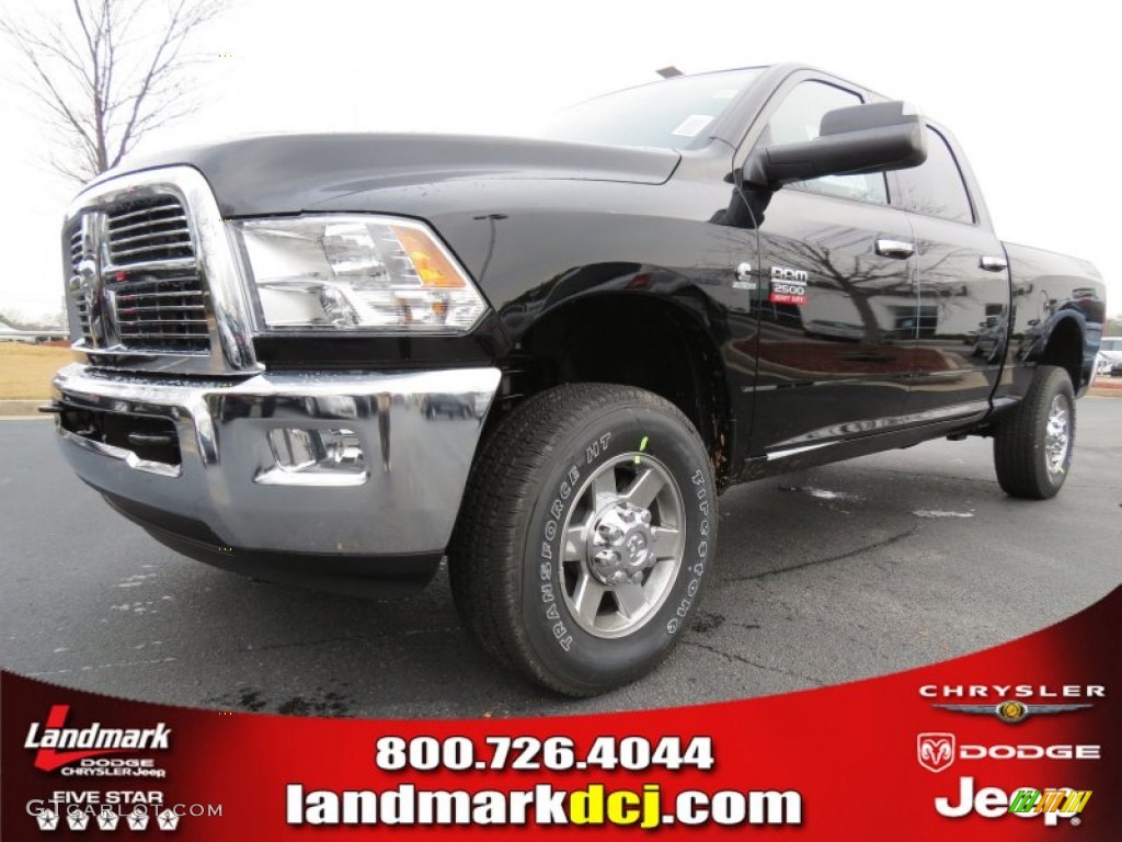 2012 Ram 2500 HD SLT Crew Cab 4x4 - Black / Dark Slate/Medium Graystone photo #1