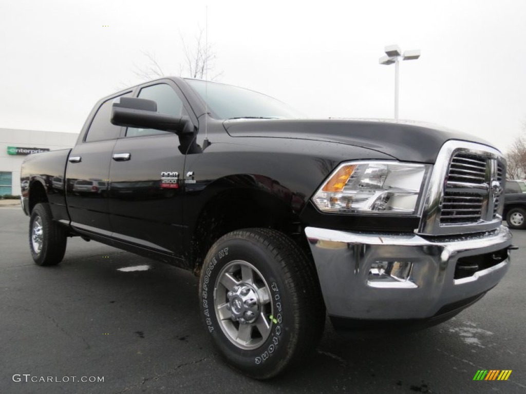 2012 Ram 2500 HD SLT Crew Cab 4x4 - Black / Dark Slate/Medium Graystone photo #4