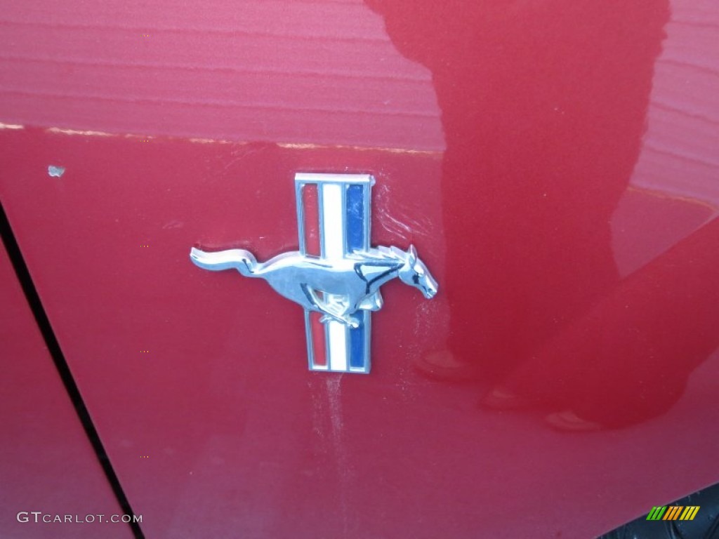 2002 Mustang V6 Convertible - Laser Red Metallic / Black Saleen Recaro photo #14