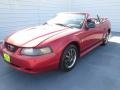2002 Laser Red Metallic Ford Mustang V6 Convertible  photo #37