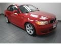 Crimson Red 2010 BMW 1 Series 128i Coupe