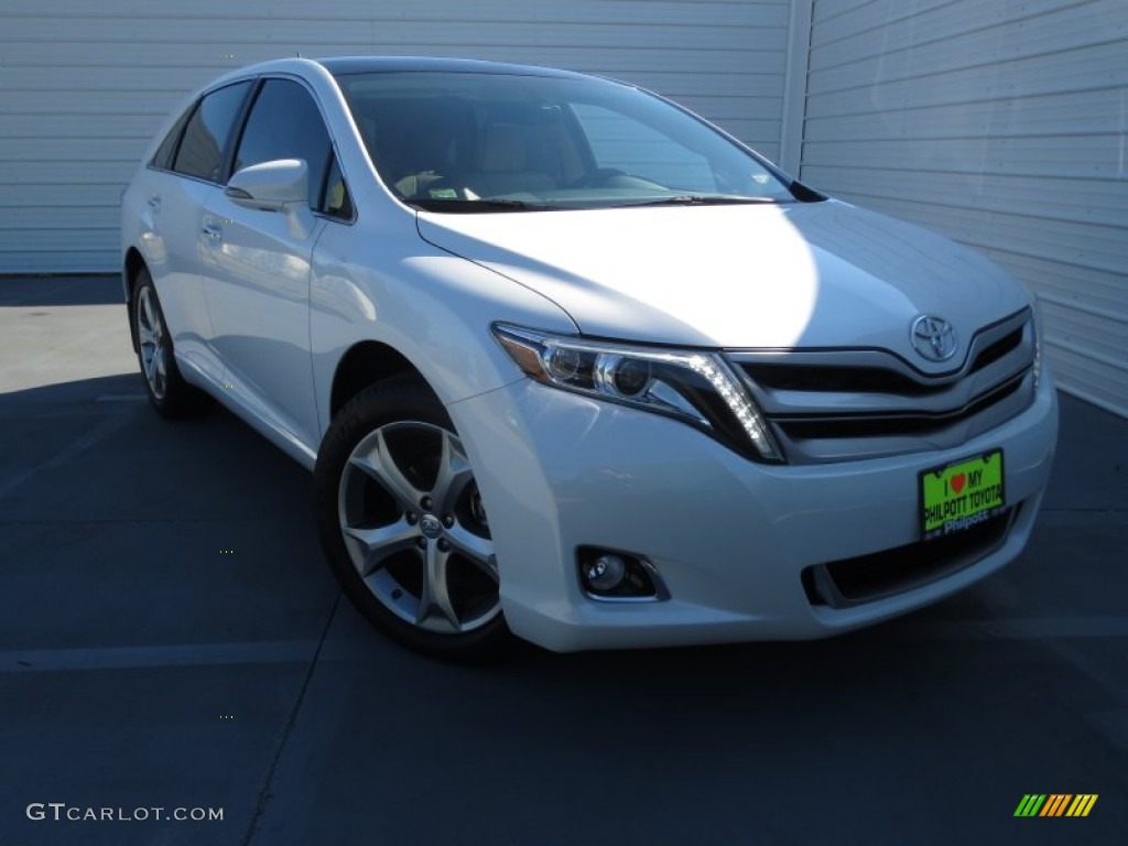 2013 Venza Limited - Blizzard White Pearl / Ivory photo #1
