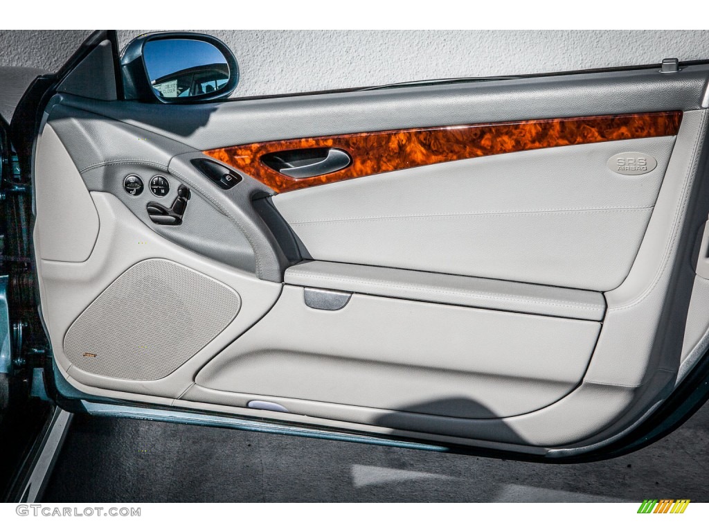 2003 Mercedes-Benz SL 500 Roadster Ash Door Panel Photo #75443360