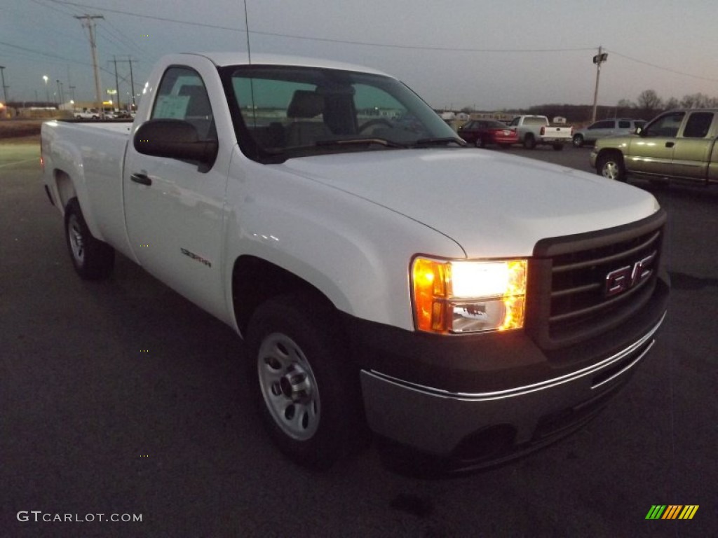 2013 Sierra 1500 Regular Cab - Summit White / Dark Titanium photo #3