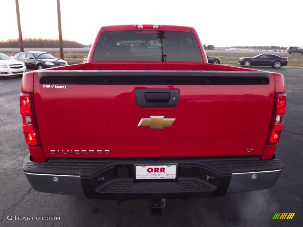 2013 Silverado 1500 LT Crew Cab 4x4 - Victory Red / Light Cashmere/Dark Cashmere photo #6