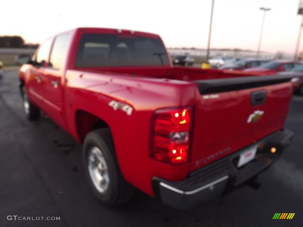 2013 Silverado 1500 LT Crew Cab 4x4 - Victory Red / Light Cashmere/Dark Cashmere photo #7