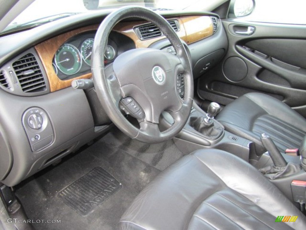 Charcoal Interior 2003 Jaguar X-Type 2.5 Photo #75445440