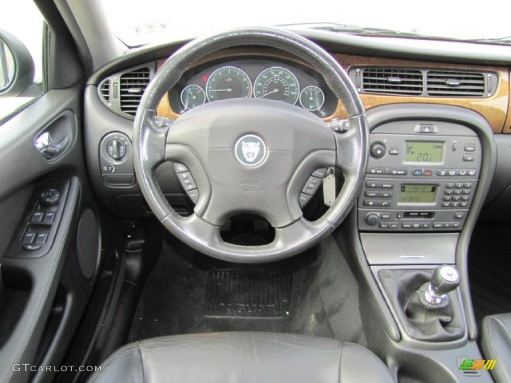 2003 Jaguar X-Type 2.5 Charcoal Dashboard Photo #75445457