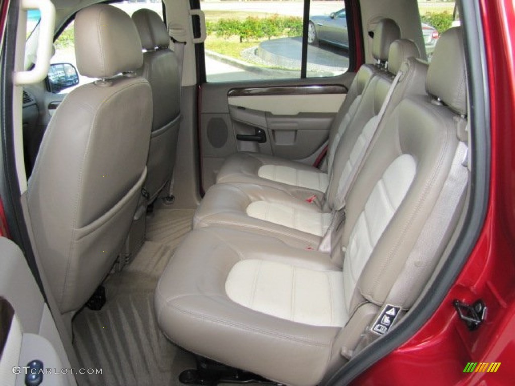 Medium Parchment Beige Interior 2003 Ford Explorer Eddie Bauer Photo #75446178