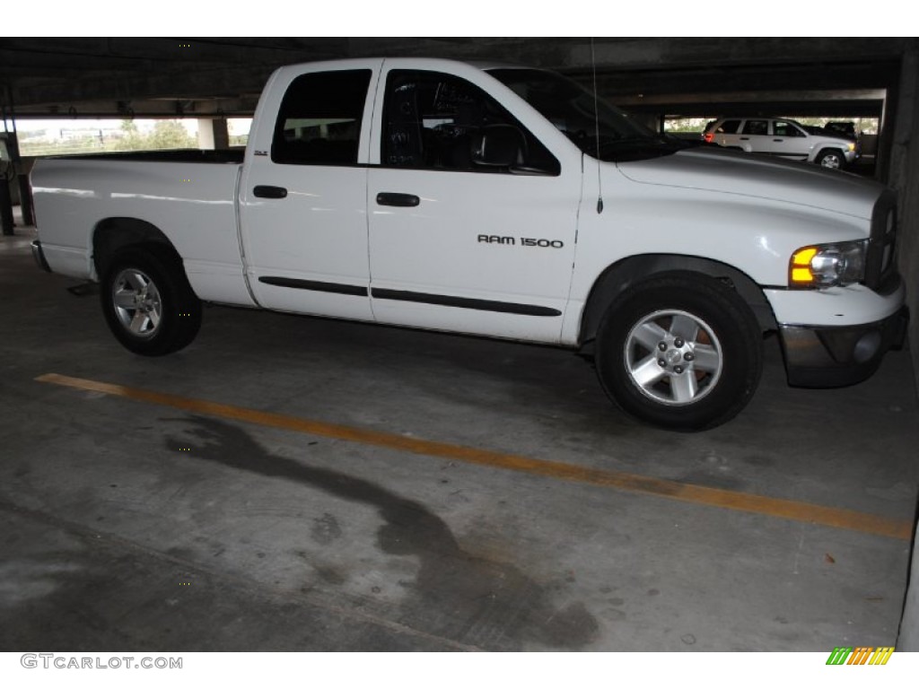 2002 Ram 1500 SLT Quad Cab - Bright White / Dark Slate Gray photo #12