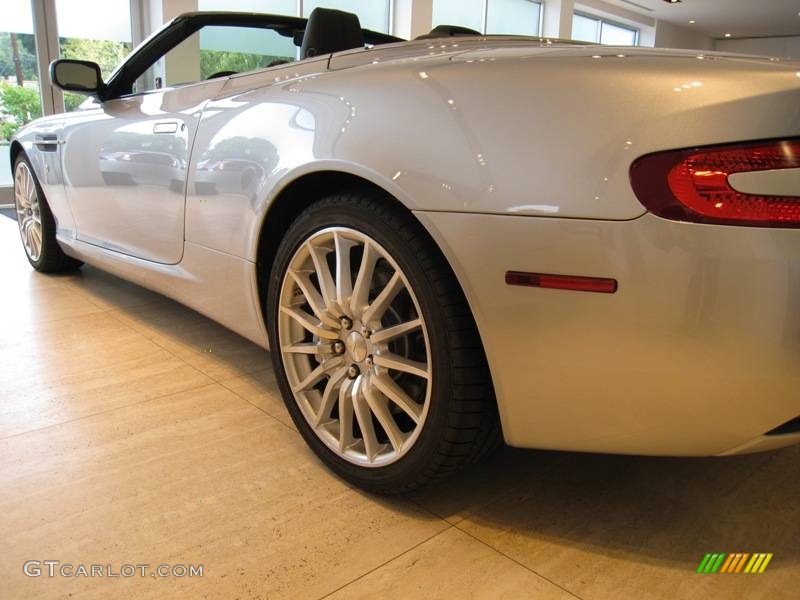 2007 DB9 Volante - AM Titanium Silver / Obsidian Black photo #9