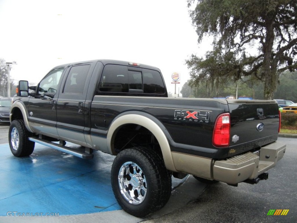 Tuxedo Black Metallic 2011 Ford F250 Super Duty XLT Crew Cab 4x4 Exterior Photo #75446399