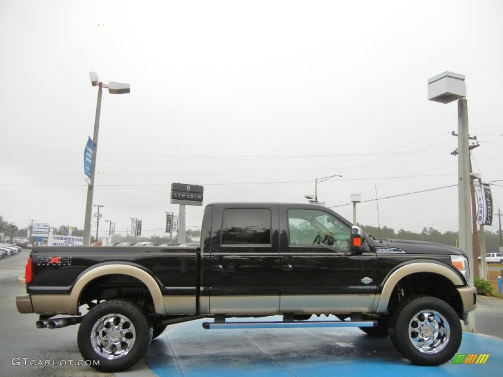 Tuxedo Black Metallic 2011 Ford F250 Super Duty XLT Crew Cab 4x4 Exterior Photo #75446451
