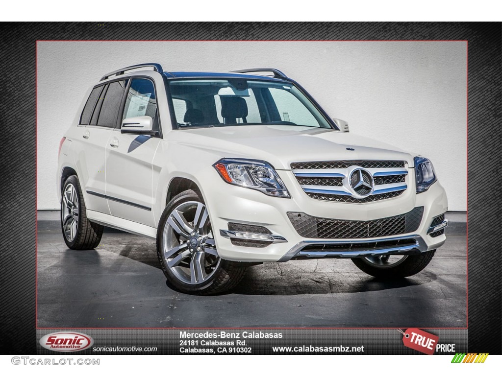 2013 GLK 350 - Diamond White Metallic / Black photo #1