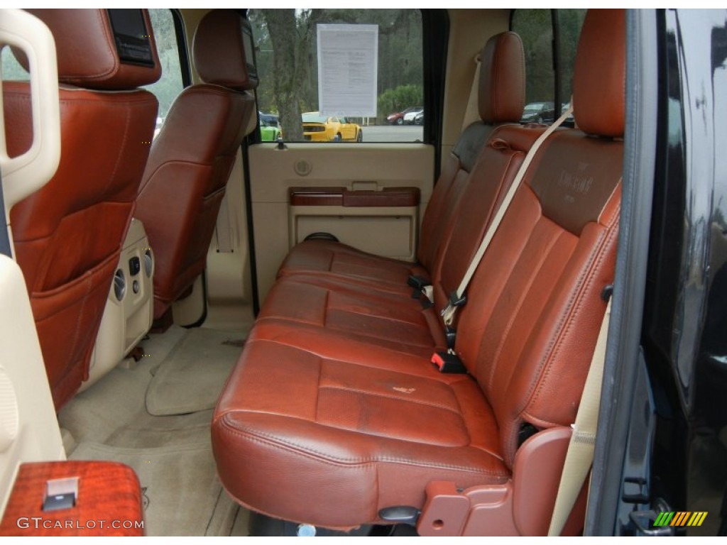 2011 Ford F250 Super Duty XLT Crew Cab 4x4 Rear Seat Photo #75446601