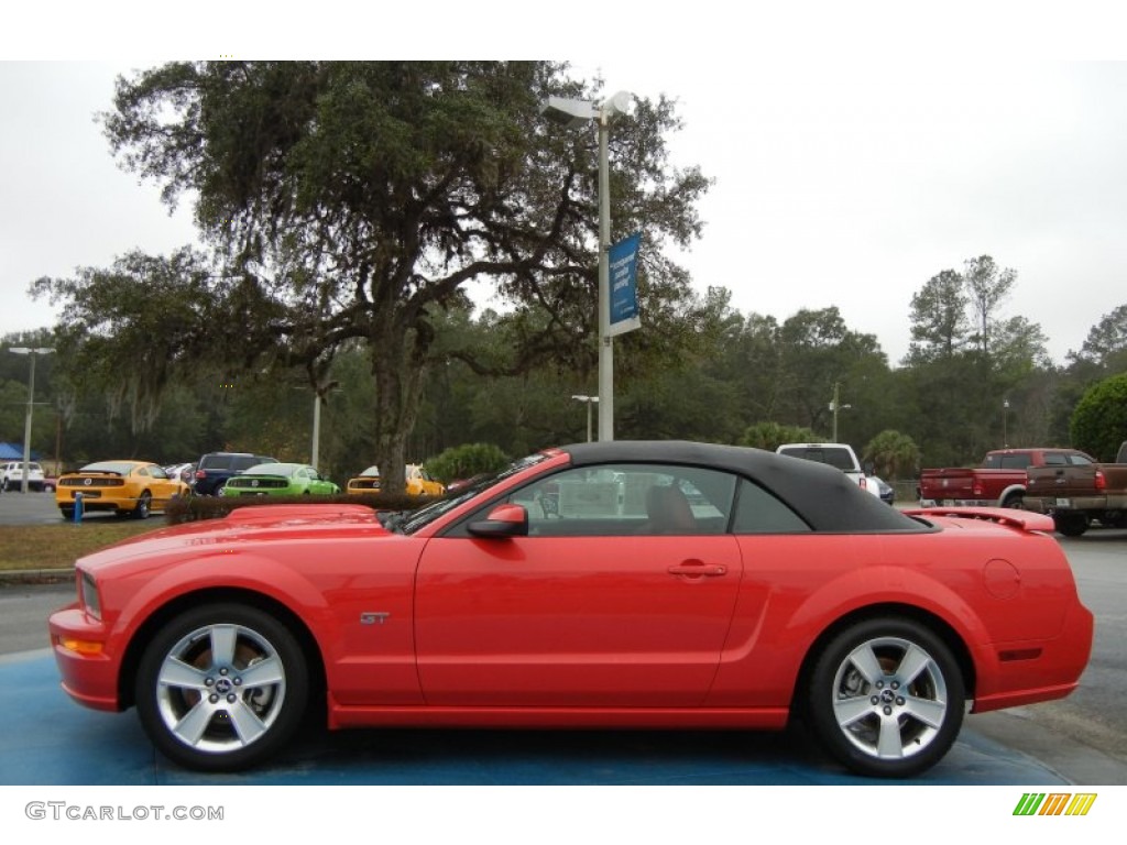 Torch Red 2008 Ford Mustang GT Premium Convertible Exterior Photo #75446904