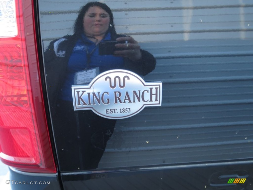 2012 F250 Super Duty King Ranch Crew Cab 4x4 - Tuxedo Black Metallic / Chaparral Leather photo #18