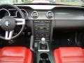 2008 Ford Mustang Black/Red Interior Dashboard Photo