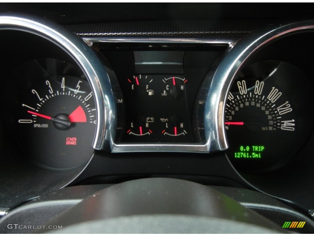 2008 Ford Mustang GT Premium Convertible Gauges Photo #75447319