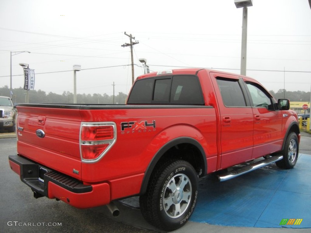 Vermillion Red 2010 Ford F150 FX4 SuperCrew 4x4 Exterior Photo #75447547