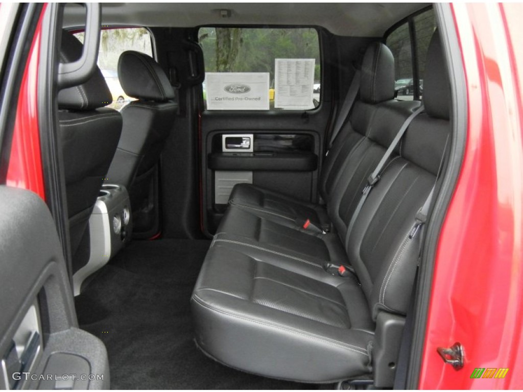 2010 Ford F150 FX4 SuperCrew 4x4 Rear Seat Photo #75447687