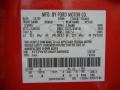  2010 F150 FX4 SuperCrew 4x4 Vermillion Red Color Code E4