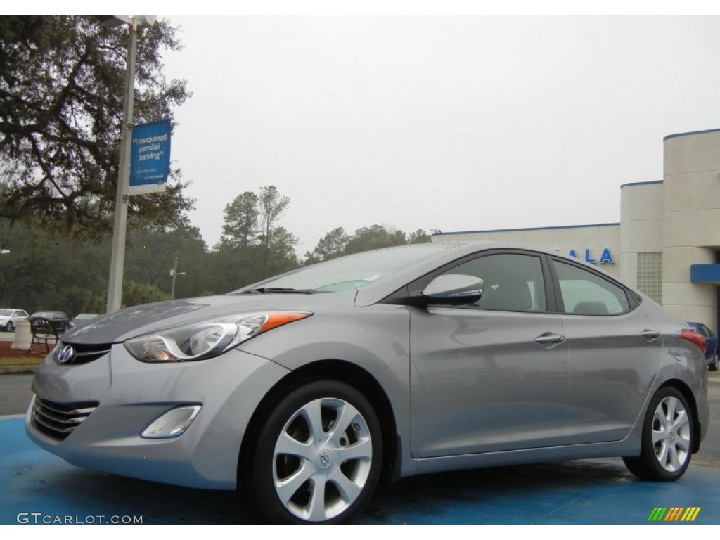 2012 Elantra Limited - Harbor Gray Metallic / Gray photo #1