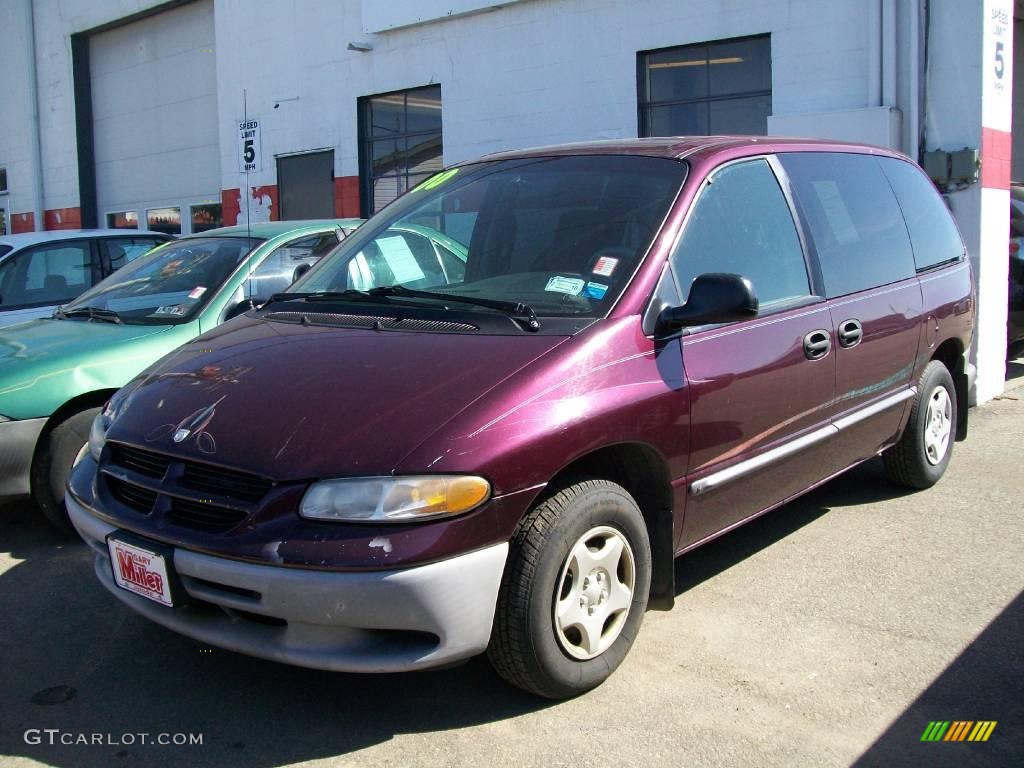 2000 Caravan  - Deep Cranberry Pearl / Mist Grey photo #1