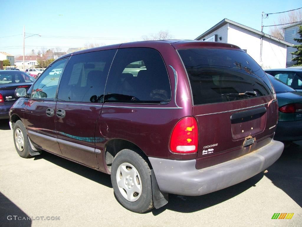 2000 Caravan  - Deep Cranberry Pearl / Mist Grey photo #2