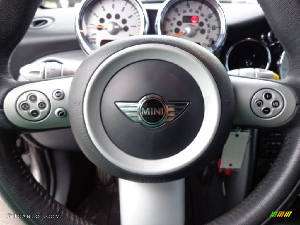 2005 Cooper S Convertible - Dark Silver Metallic / Space Grey/Panther Black photo #21
