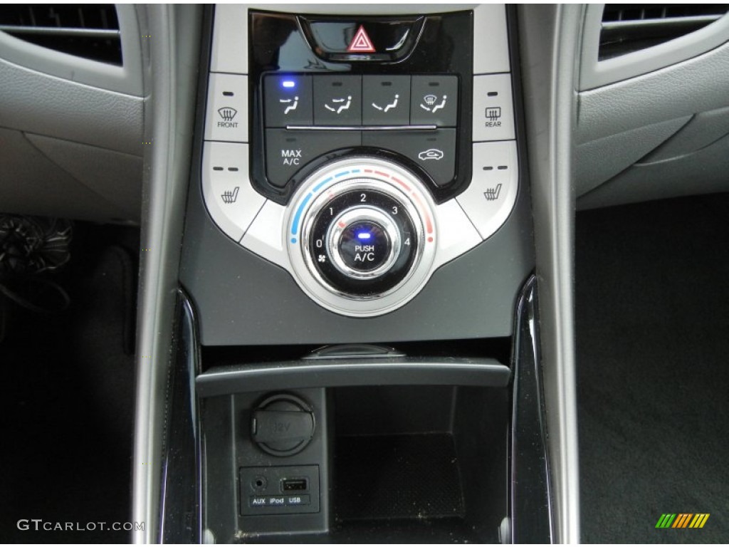 2012 Elantra Limited - Harbor Gray Metallic / Gray photo #22