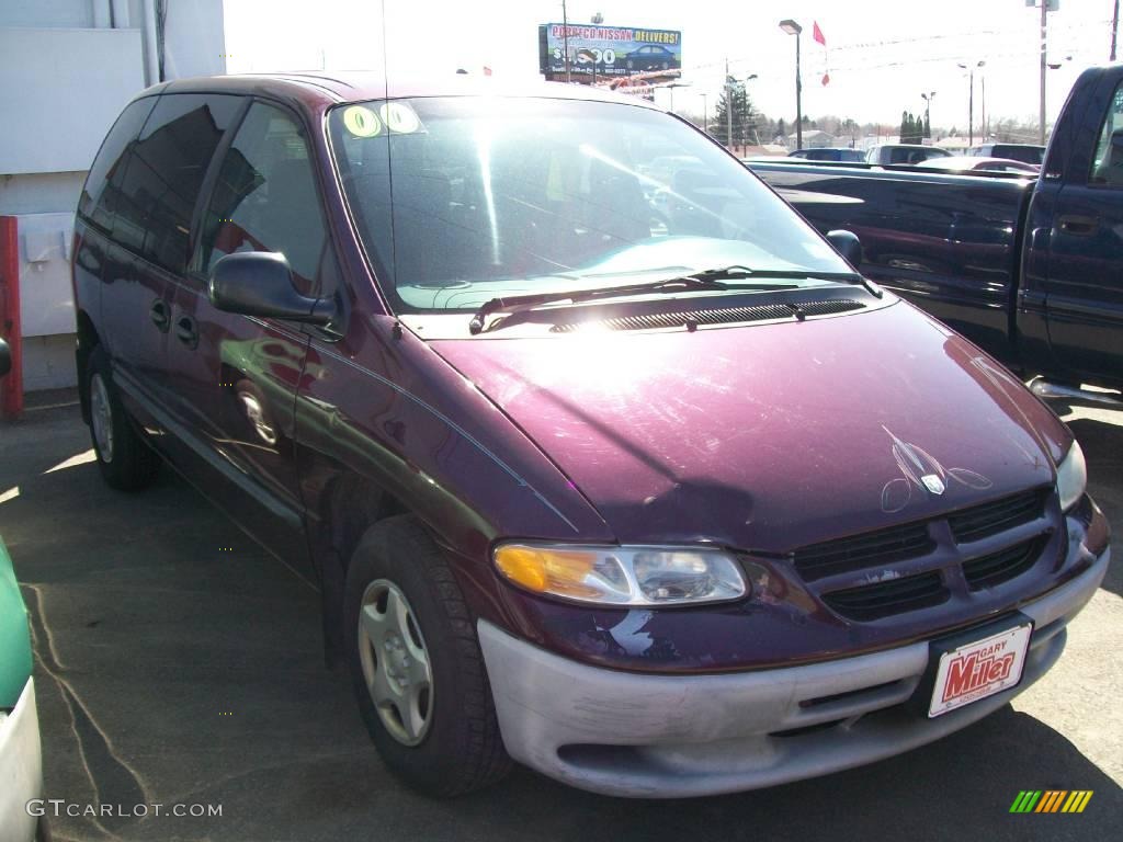 2000 Caravan  - Deep Cranberry Pearl / Mist Grey photo #5