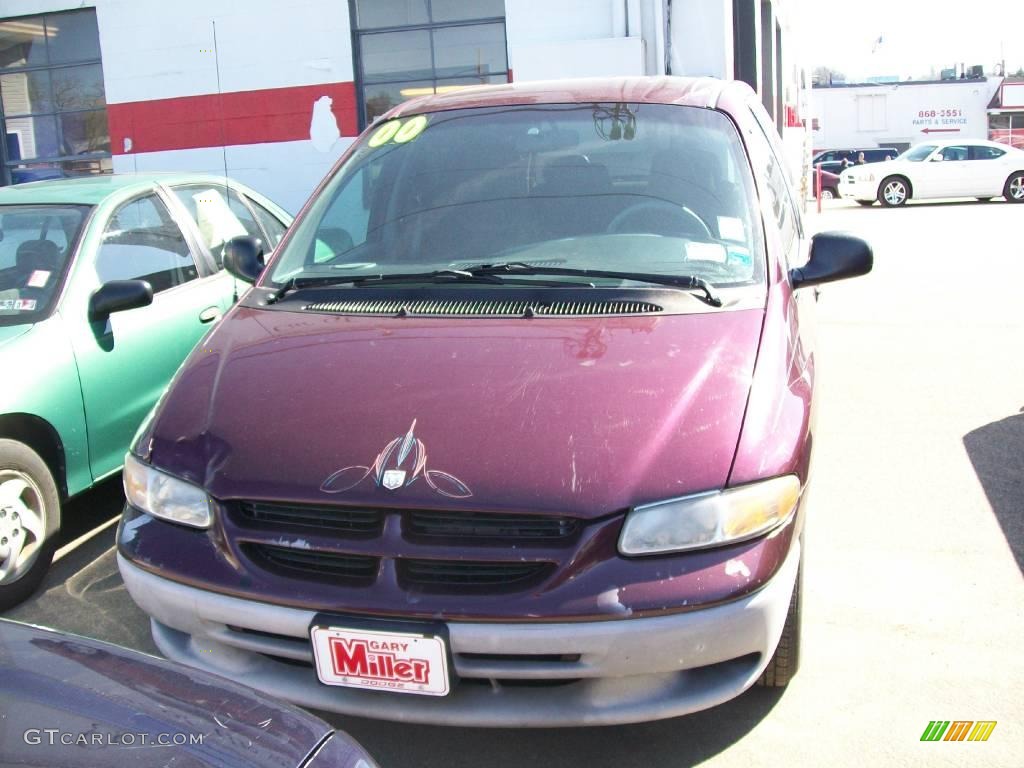 2000 Caravan  - Deep Cranberry Pearl / Mist Grey photo #6