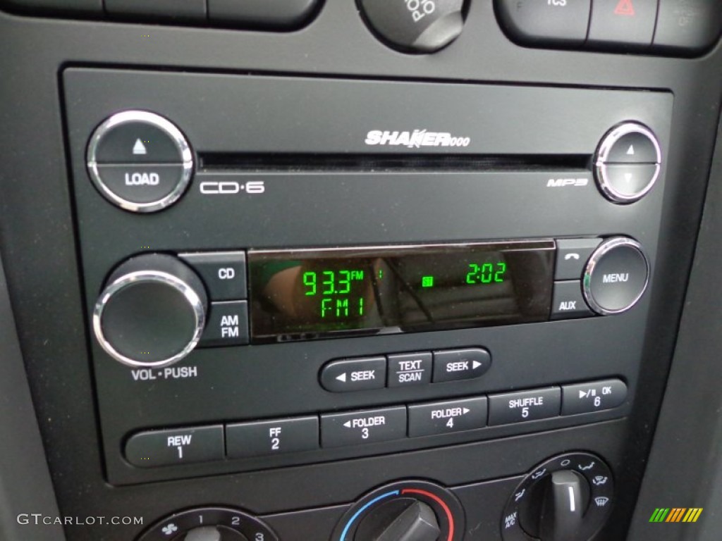2009 Ford Mustang GT Premium Coupe Audio System Photo #75449217