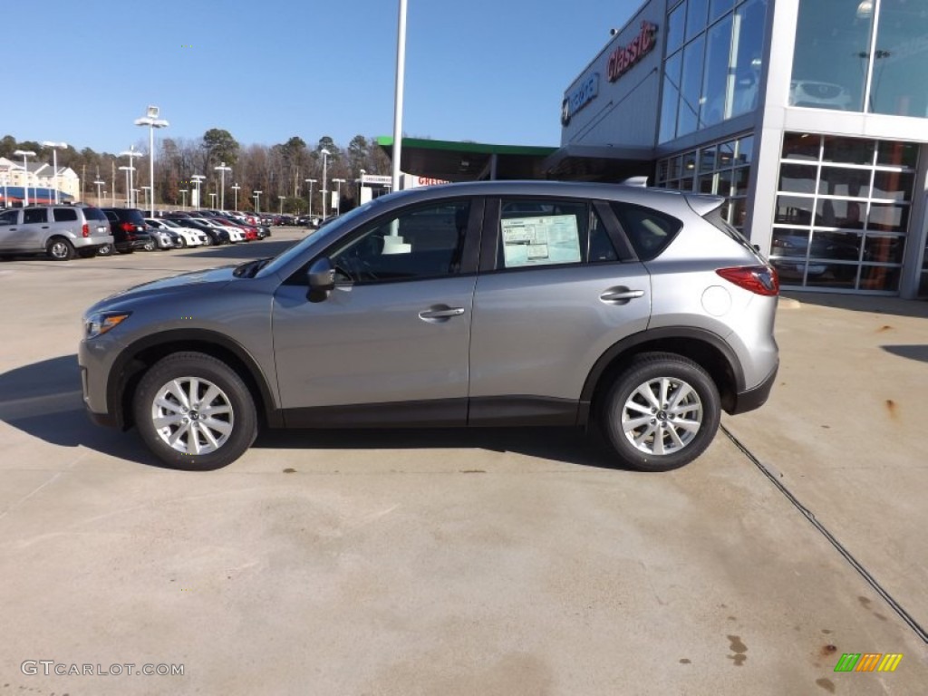 2013 CX-5 Sport - Liquid Silver / Black photo #2