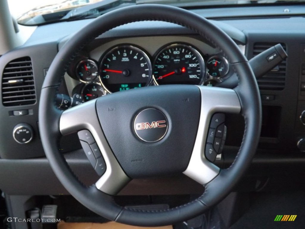 2013 Sierra 1500 SLE Crew Cab - Onyx Black / Ebony photo #10