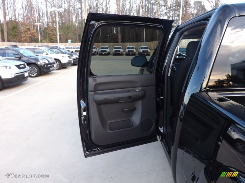 2013 Sierra 1500 SLE Crew Cab - Onyx Black / Ebony photo #17