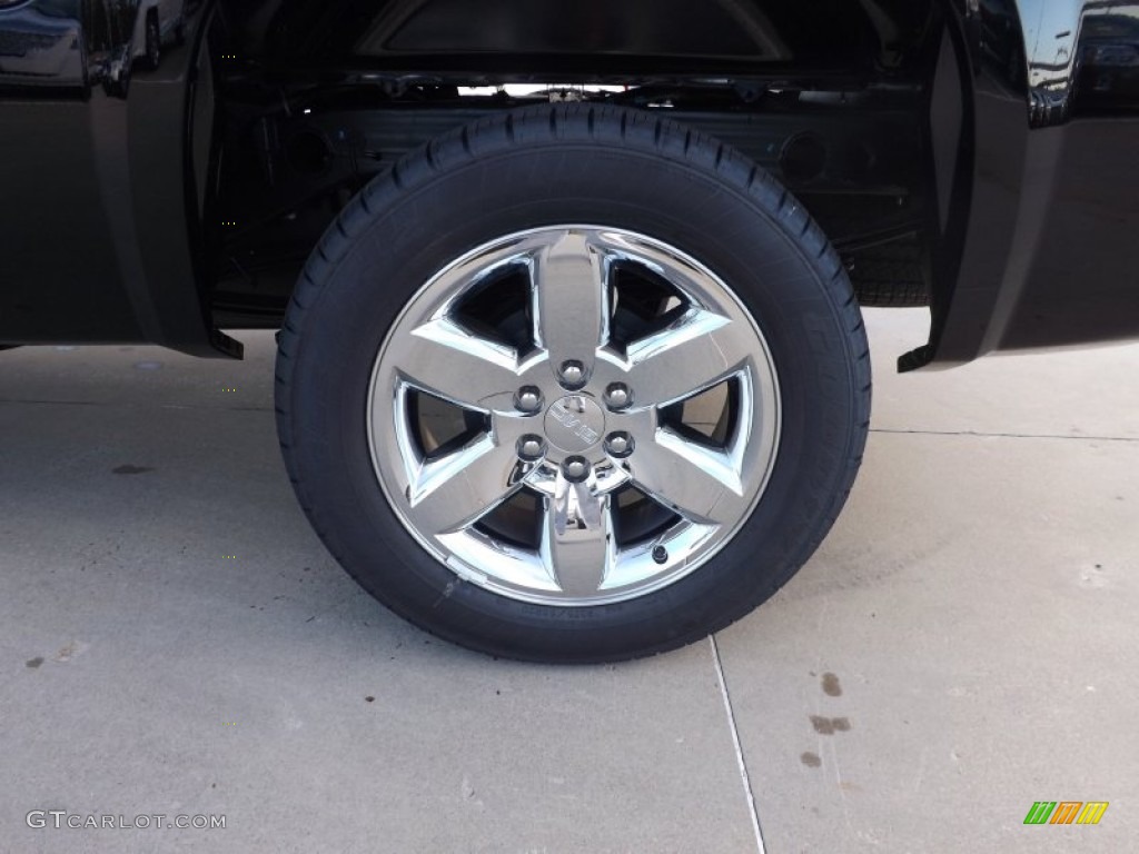 2013 Sierra 1500 SLE Crew Cab - Onyx Black / Ebony photo #20