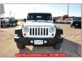 2013 Bright White Jeep Wrangler Unlimited Sport S 4x4  photo #8