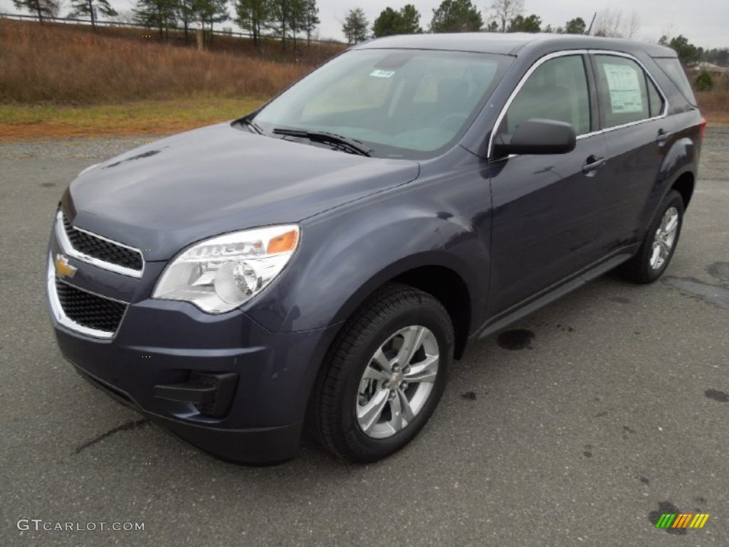 2013 Equinox LS - Atlantis Blue Metallic / Jet Black photo #1