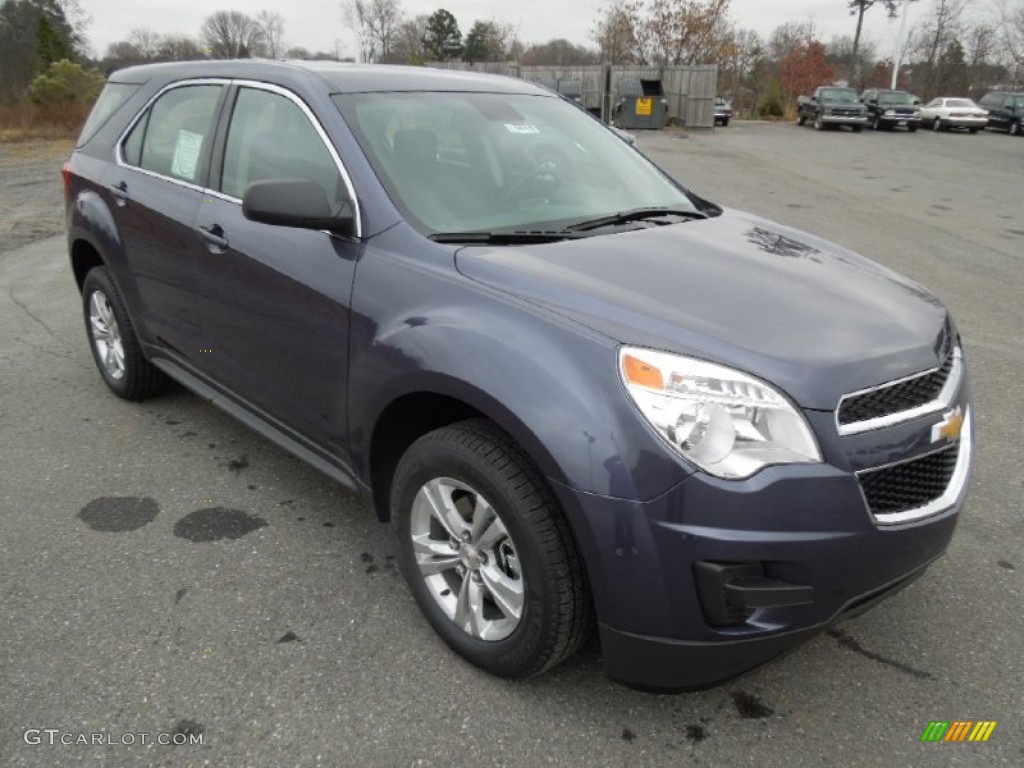 2013 Equinox LS - Atlantis Blue Metallic / Jet Black photo #2