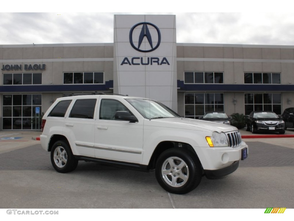 2005 Grand Cherokee Limited - Stone White / Khaki photo #1