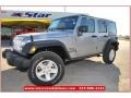 2013 Billet Silver Metallic Jeep Wrangler Unlimited Sport S 4x4  photo #1