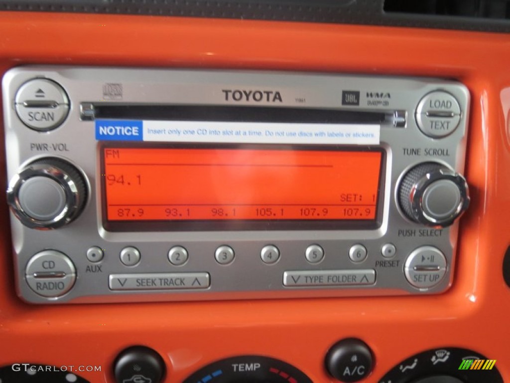 2013 Toyota FJ Cruiser 4WD Audio System Photo #75458318