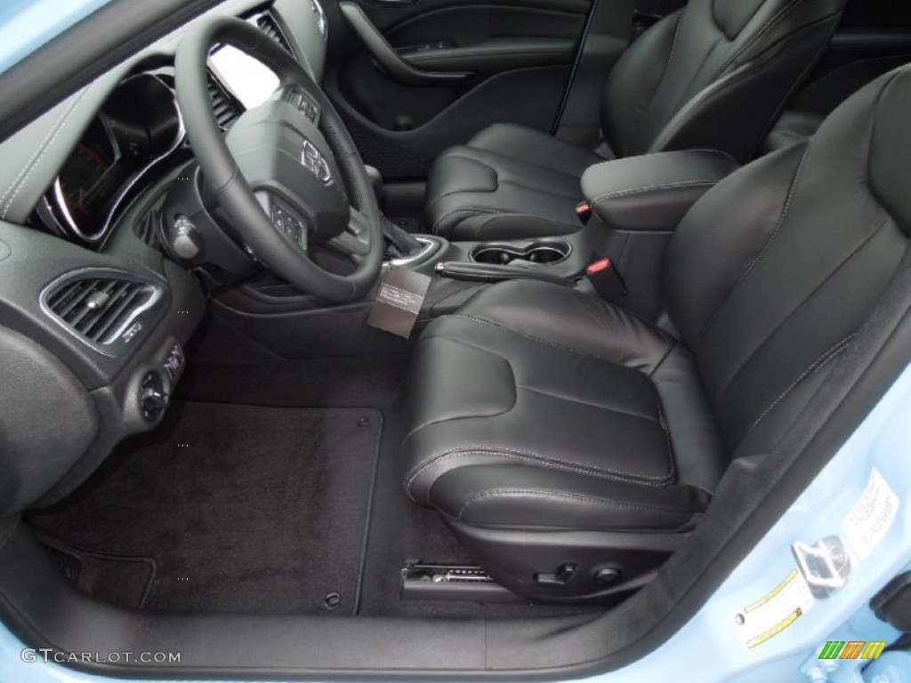 Black Interior 2013 Dodge Dart Limited Photo #75458465