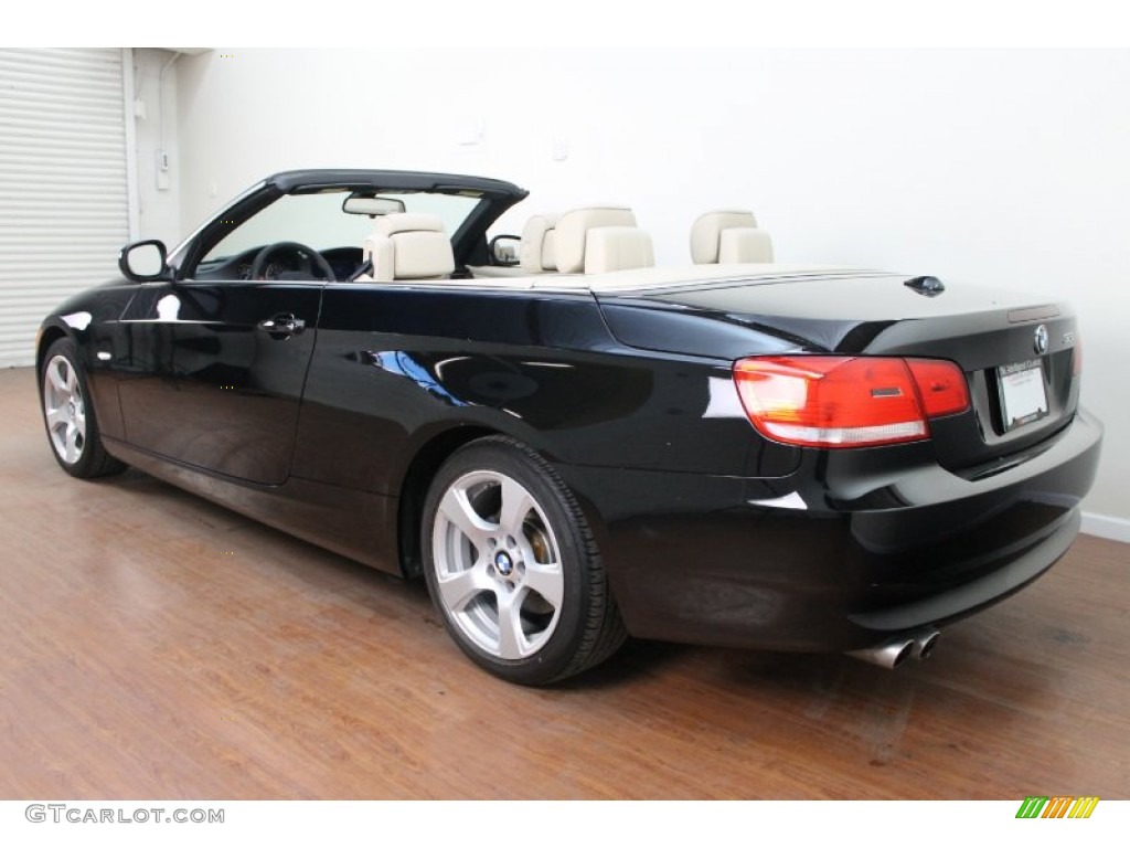 2010 3 Series 328i Convertible - Jet Black / Cream Beige photo #7